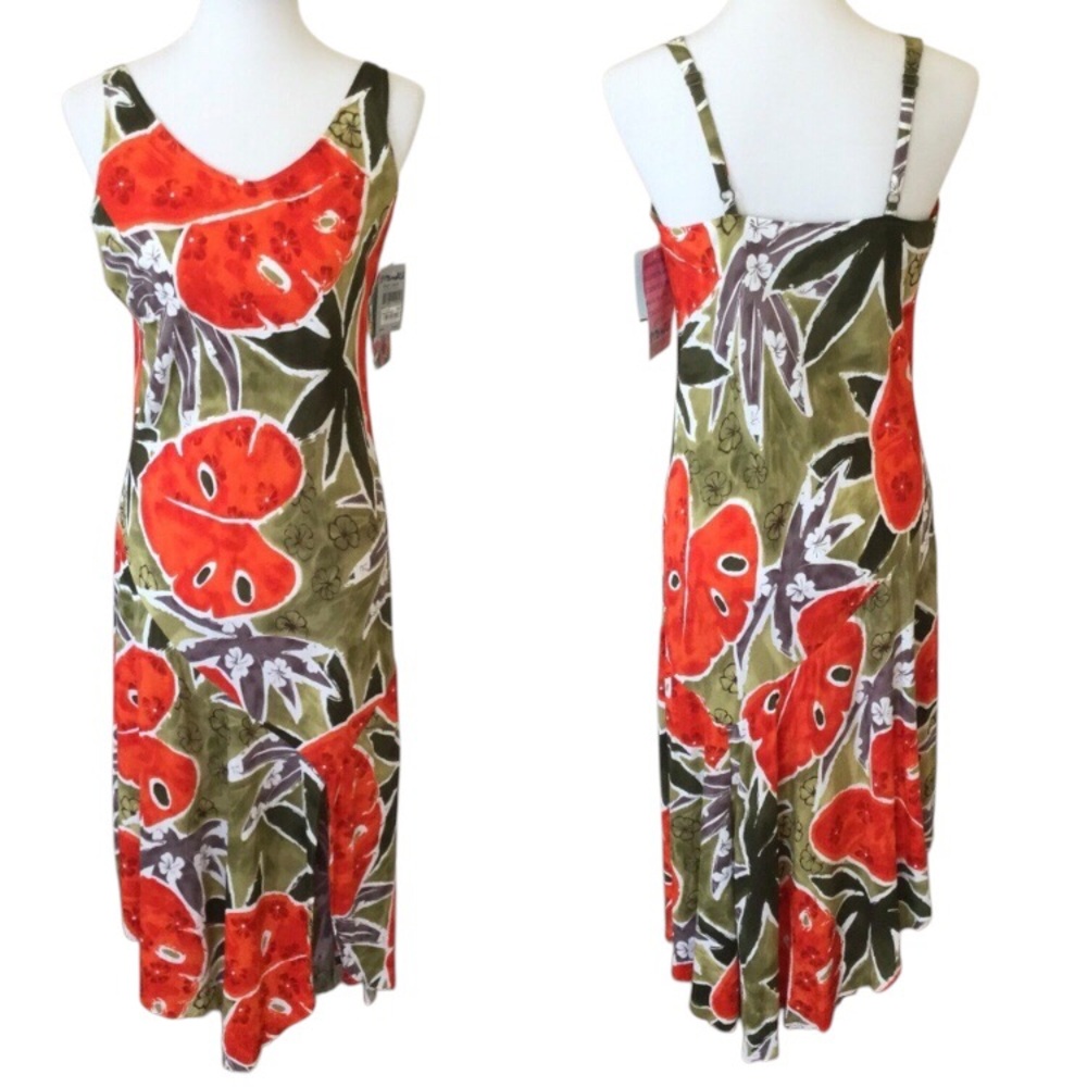 Jams World NWT Hawaii Island Oasis Maxi Dress Small